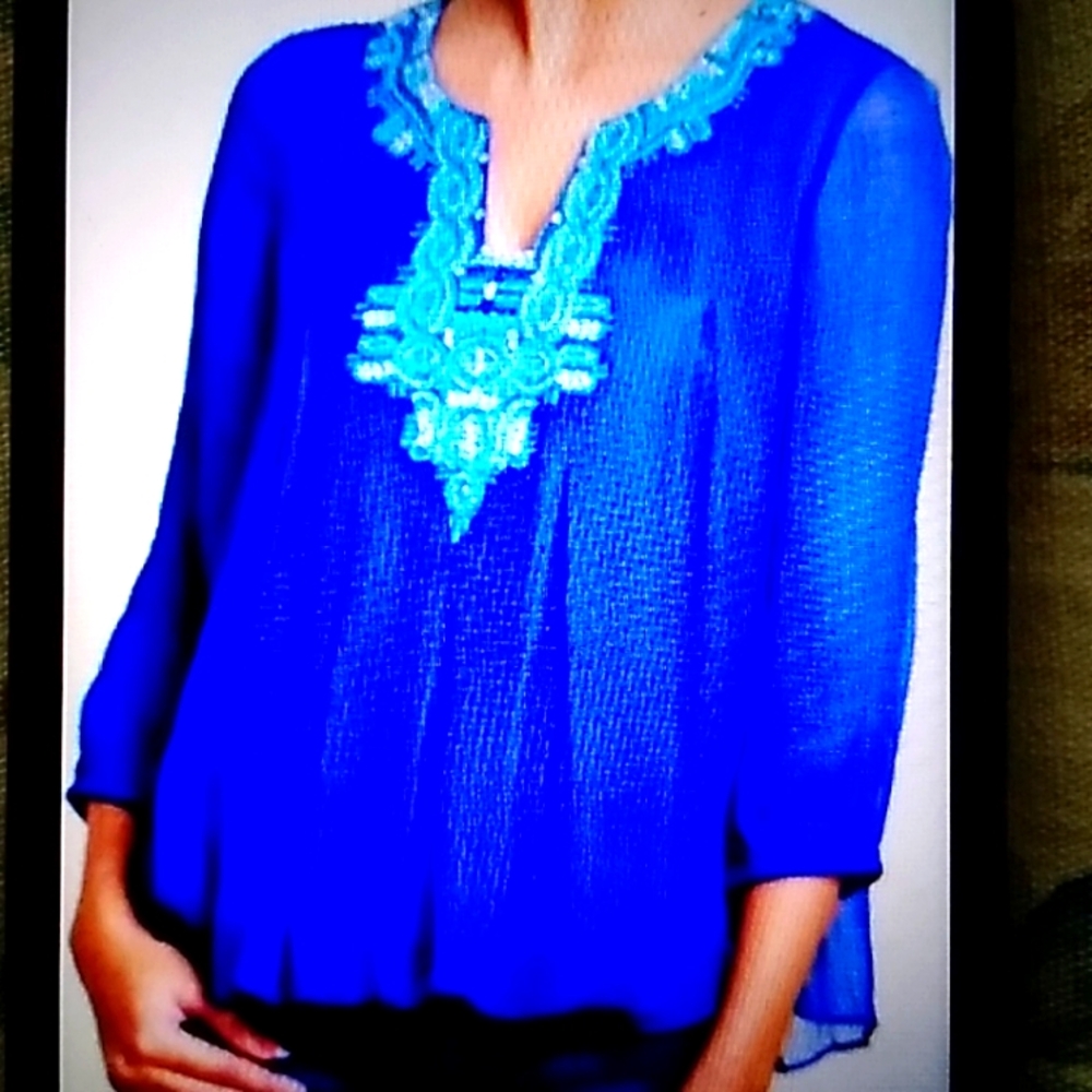 Soft Surrounding Blouse M - image 1